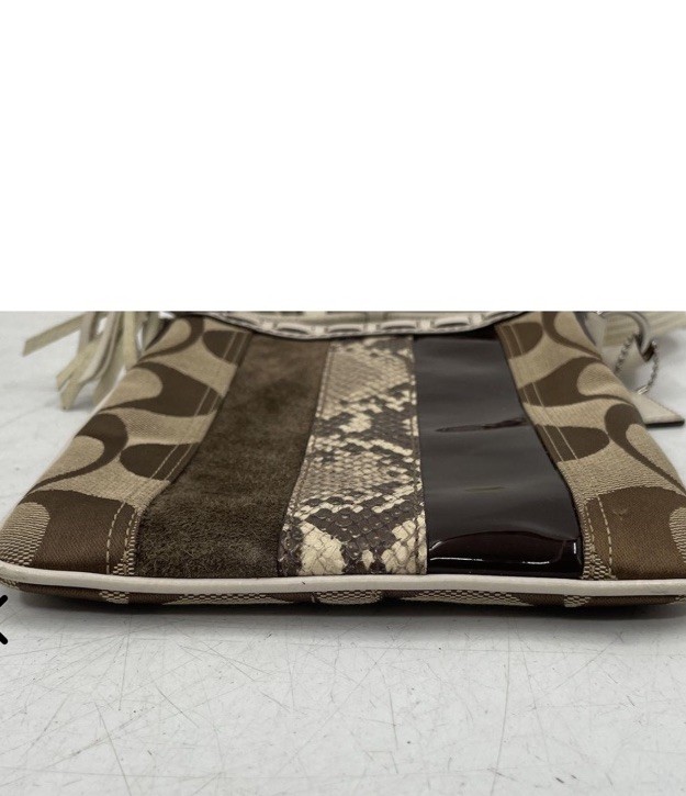 Coach Patchwork Multi Stripe Swingpack Crossbody … - image 4