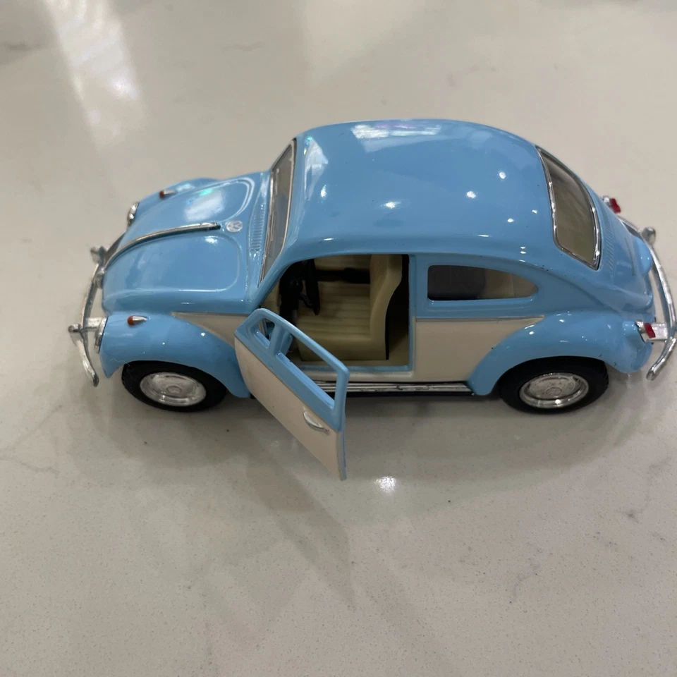 Volkswagen Beetle литая модель автомобиля лот 9 Kinsmart Jada рабочие двери - Изображение 3 из 4