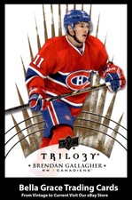 2014-15 Upper Deck Trilogy Brendan Gallagher #37 Montreal Canadiens NHL Hockey 