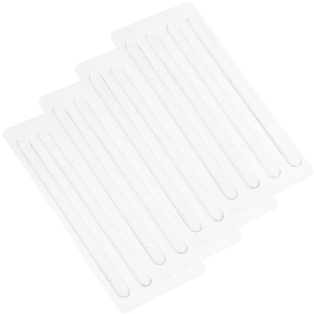 APL 4 Pezzi Strisce Pad Trasparenti Adesivi Sandali Miss Donna Scarpe Tacco Toppe Sottili