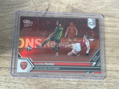 Topps  Now UWCL 2025/2026   Alessia Russo /25   Orange   Card 20   Arsenal