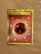 Pokemon Gold Basis Feuerenergie 230/197 Scharlachrote & Violette Obsidianflammen