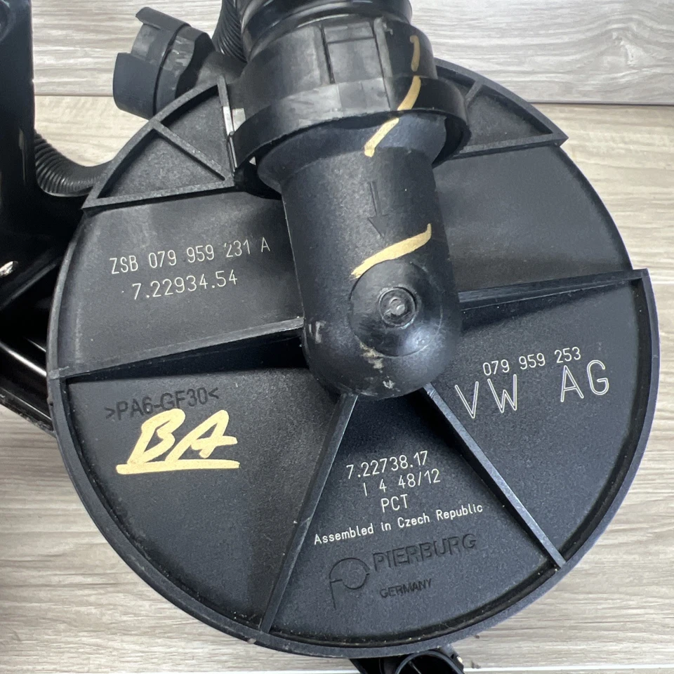 2011 - 2017 Audi A6 Supercharged Secondary Air Pump 079959231A OEM - Image 2 of 4