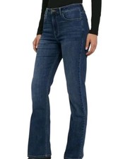 Wrangler Women's High-Rise Bootcut Stretch Jeans Size: 6 Dark Blue NWT