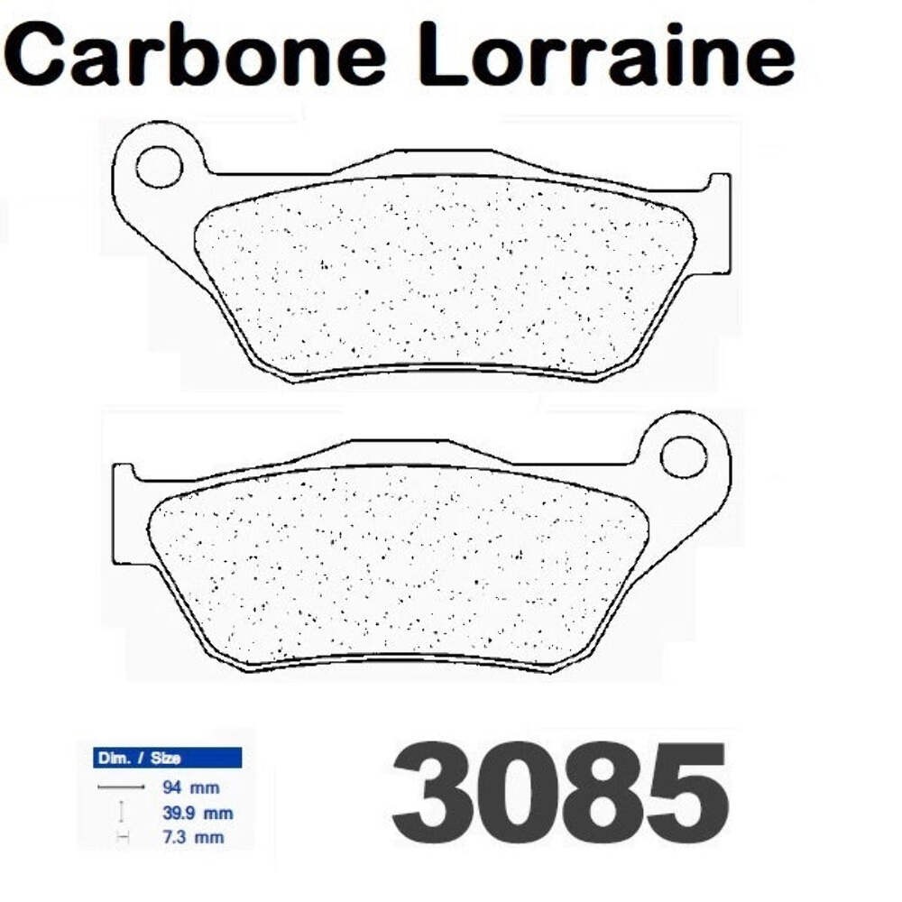 Plaquettes de frein avant MBK Skycruiser 125 carbone organique 2006 2007 2008 2009