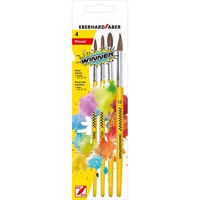 Eberhard Faber Pinsel-Set GrößE 4, 6, 8, 12, 4-Teilig