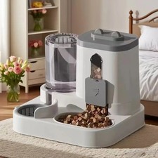 Imagen de Automatic 2-in-1 Pet Feeder and Water Dispenser