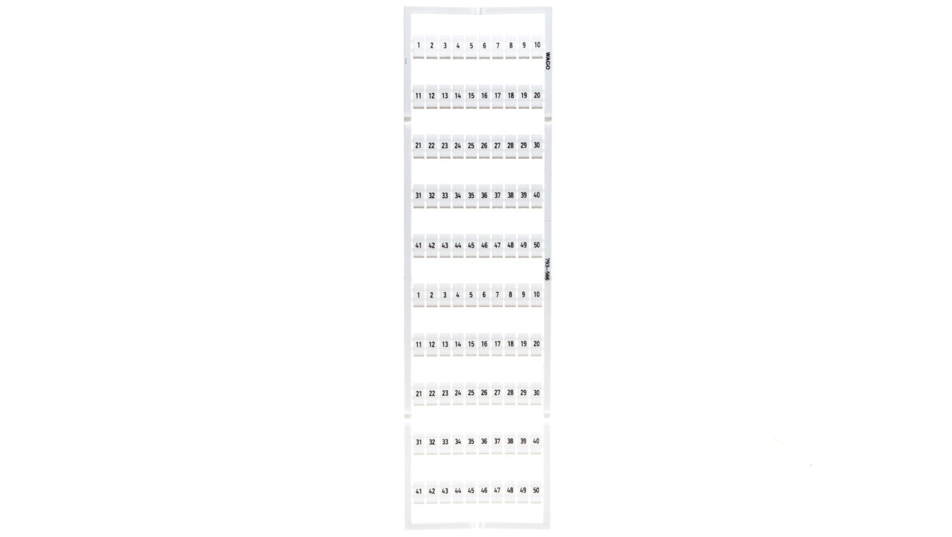 WMB Markers 2x 1-50 793-566/5 Pieces