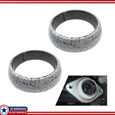 2pcs Exhaust Manifold Gasket 54mm 2.16in Sealed Donut Gasket Leak Prevention Be 2pcs Exhaust Manifold Gasket 54mm 2.16in Sealed Donut Gasket Leak Prevention Be