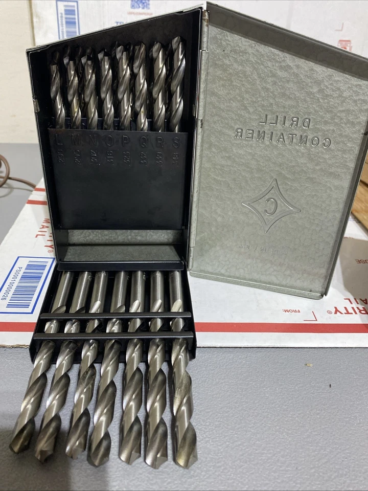 Juego de brocas de acero Cleveland 26 piezas Cle-Forge de alta velocidad A a través de Z súper bonitas Foto 4 de 4