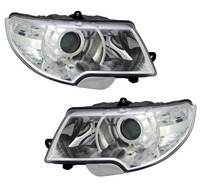 Scheinwerfer Set FüR Skoda Superb 3T 2008-2013 H3 H7 LWR Stellmotor Halogen