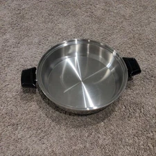 Kitchen Craft West Bend 10.75" Pan 5 Ply Stainless Steel