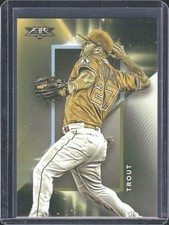 2019 Topps Fire #EF-25 Mike Trout En Fuego Gold Minted