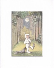 8X10" Matted Print Art Picture: Where the Wild Things Are, Maurice Sendak