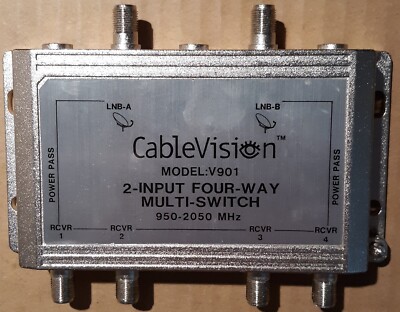 Cablevision v901 2-Input 4-way multi-switcher 950-2050 MHz