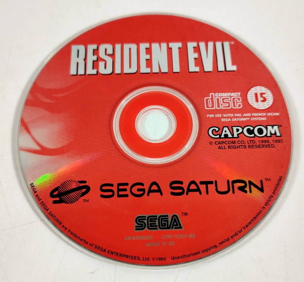 Jeu Resident Evil Sur Sega Saturn - Version Loose (boîtier Manquant) - Bon état - Envoi Rapide