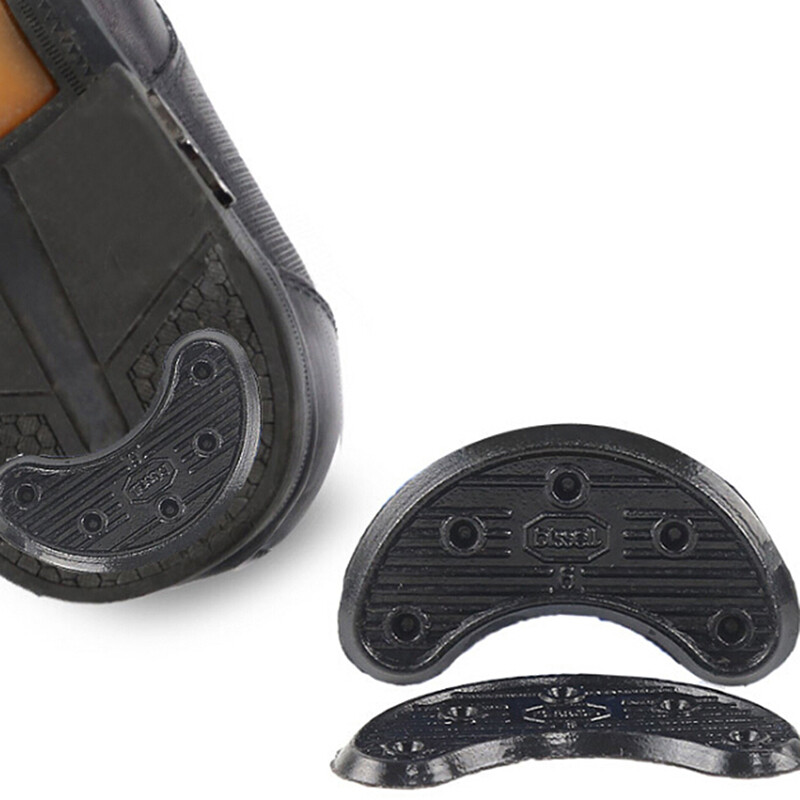 1Pair Black Non Slip Rubber Shoes Heels Guard Stickers Anti Slip Shoes