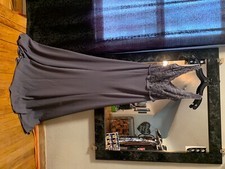 bridesmaid dresses long grey 