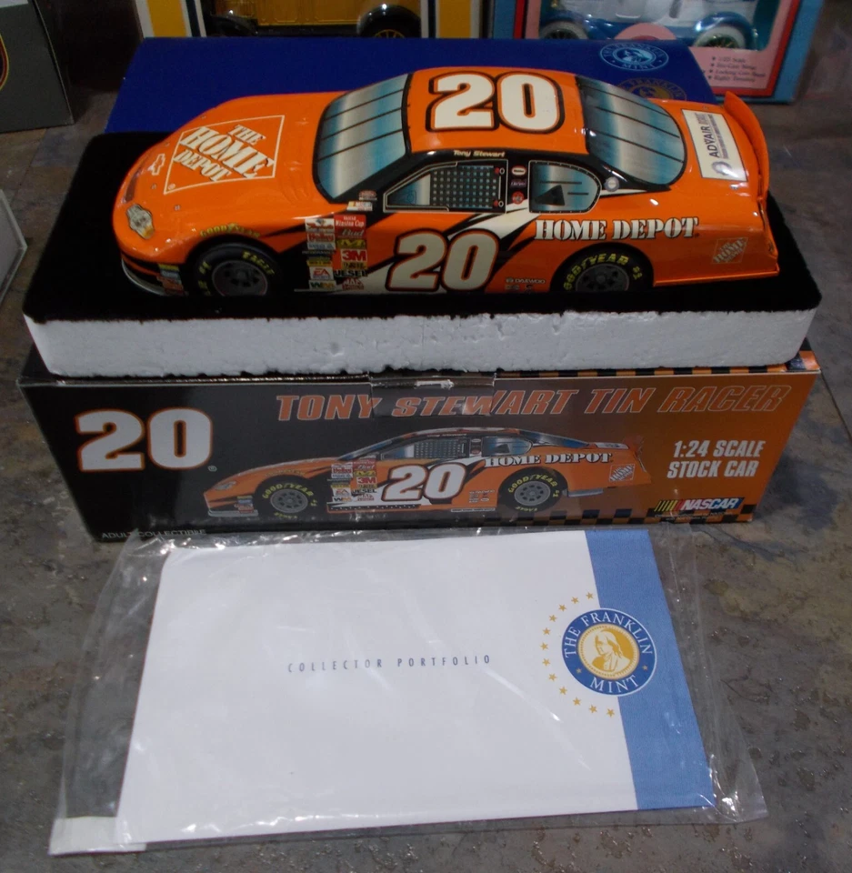 Tony Stewart Home Depot Franklin Mint Race Car - Image 2 of 3