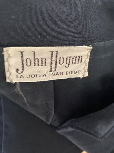 John Hogan La Jolla Little Black Dress Tea Presidential Cocktail Vintage Sz 8/10 - Picture 5 of 11