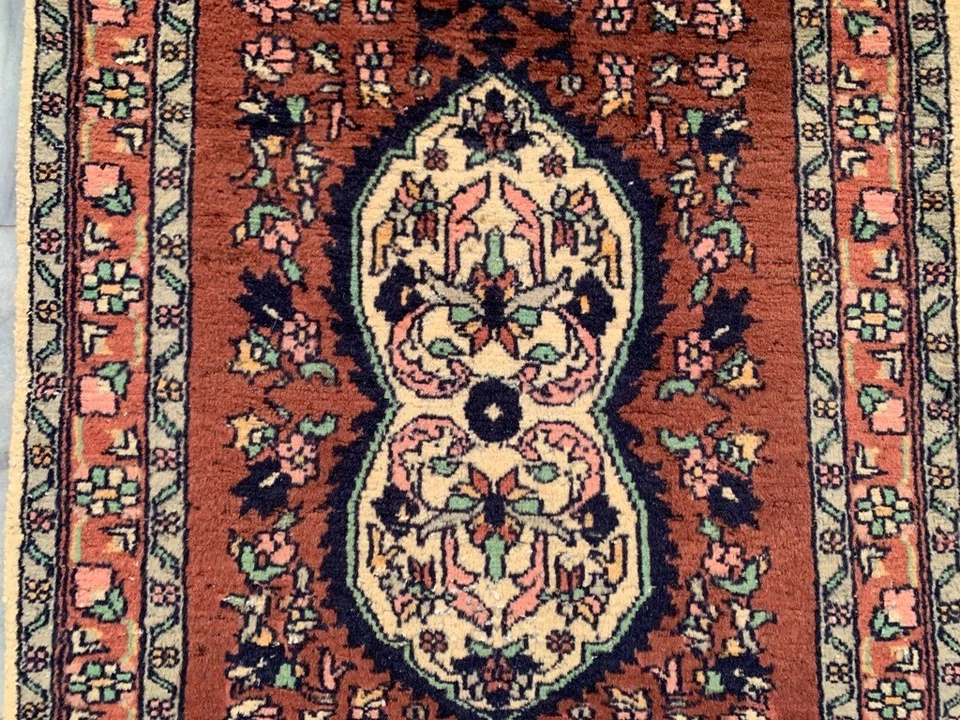 Alfombra Corredor Pasillo Afgano 2x6 Cocina Hogar Decoración Corredor Área Lana Alfombra 182x58 cm Foto 4 de 4