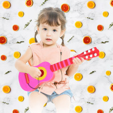 Kids Guitar Plastic Guitars Toy 6 String Developmental Musical Instrument