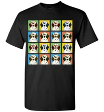 English Setter Cartoon Pop-Art T-Shirt, Men Women's Youth Tank Short Long Sleeve