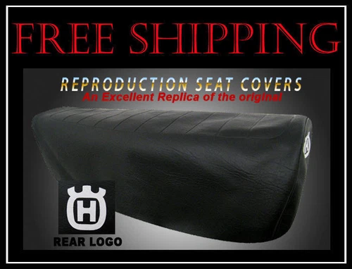 NEW HUSQVARNA WR360 WR250 1976 '76 *HEAT PRESSED* SEAT SADDLE COVER [5CLV]
