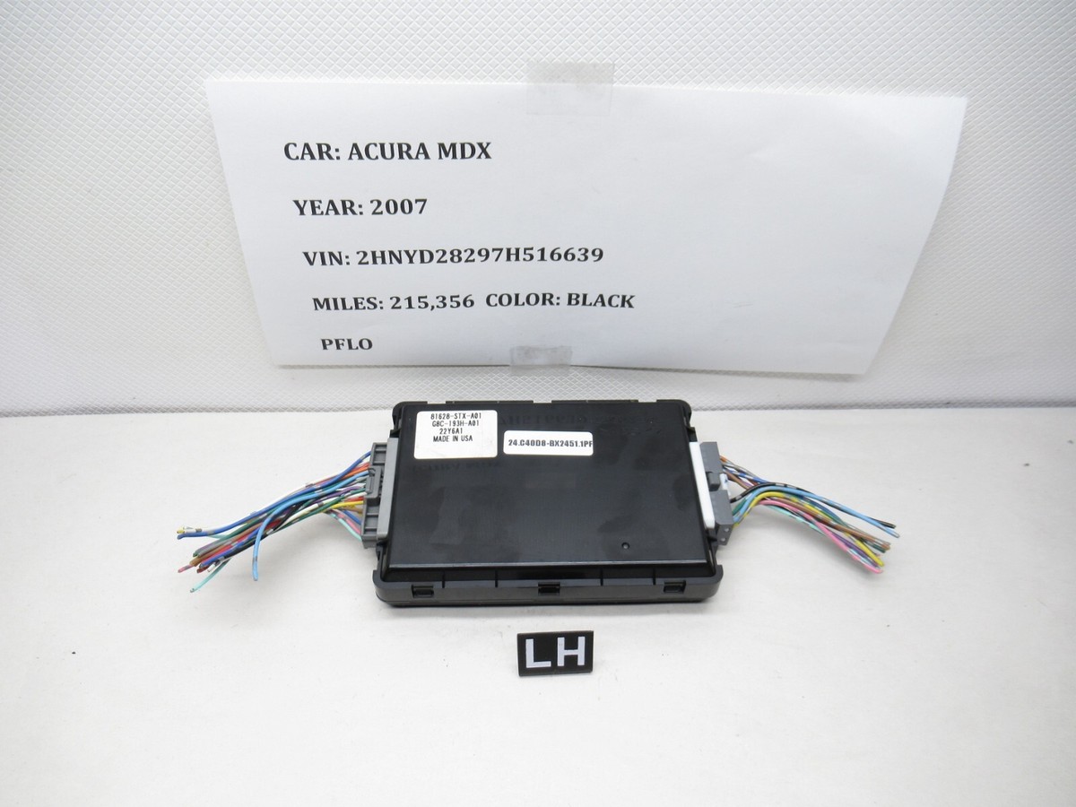 07-09 Acura MDX Electrical Chassis Control Module Seat