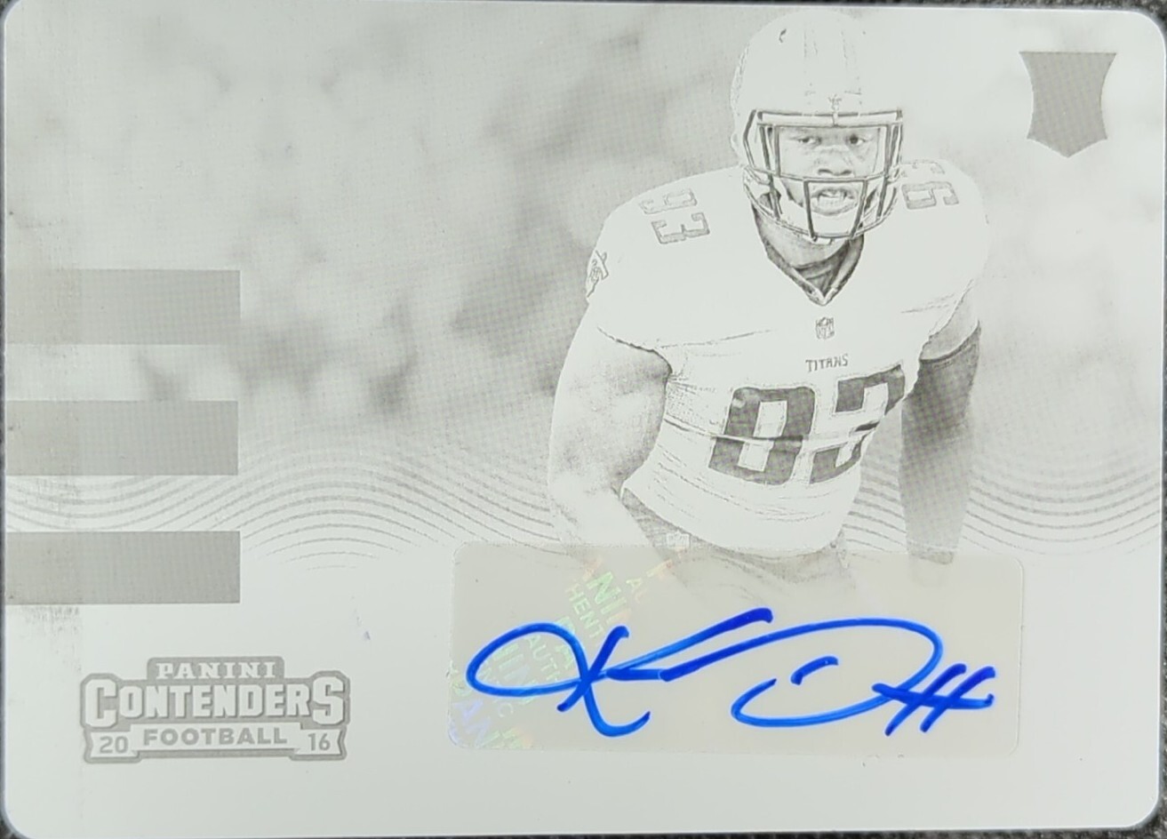Kevin Dodd Panini Contenders #284 Autograph-Black Printing Plate 1/1