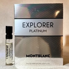 Montblanc Explorer Platinum Eau de Parfum Sample Spray .06oz, 2ml New in Card