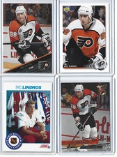 Eric Lindros  4-Card Lot