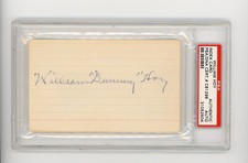 William Dummy Hoy Signed PSA/DNA COA Autographed Index Card Autograph Auto RARE!