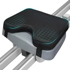 Rowing Machine Seat Cushion, MERACH Rower Seat Cushion, 2 Strap Fixation, Cus...