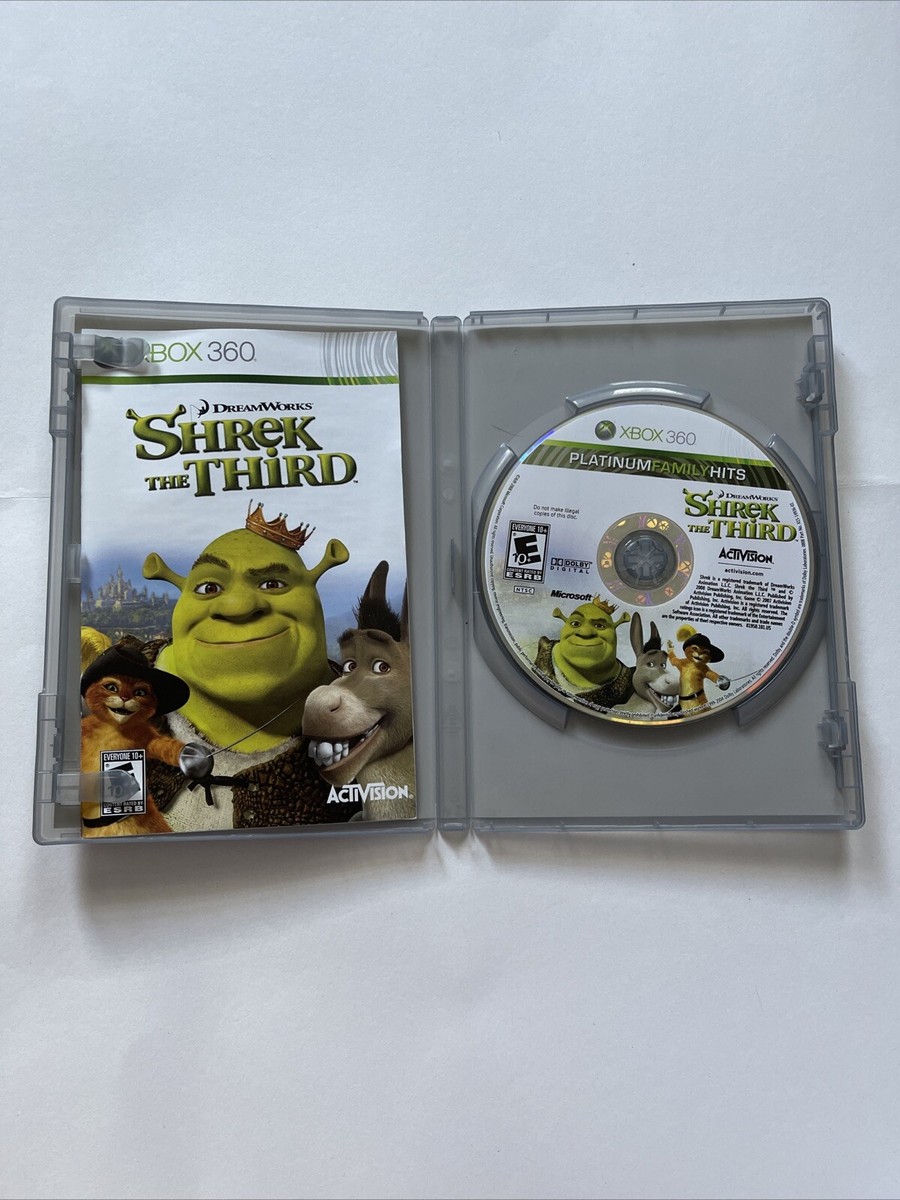 DreamWorks Shrek the Third Xbox 360 Complete In Box Platinum