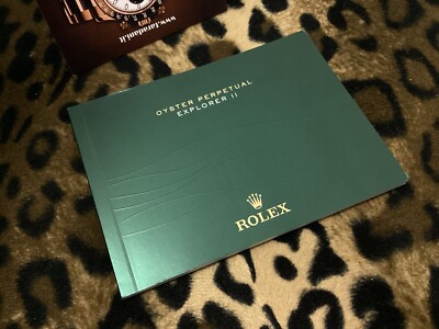 9. 2013 I IT ITALIA ROLEX BOOKLET LIBRETTO EXPLORER II 216570 Cal. 3187