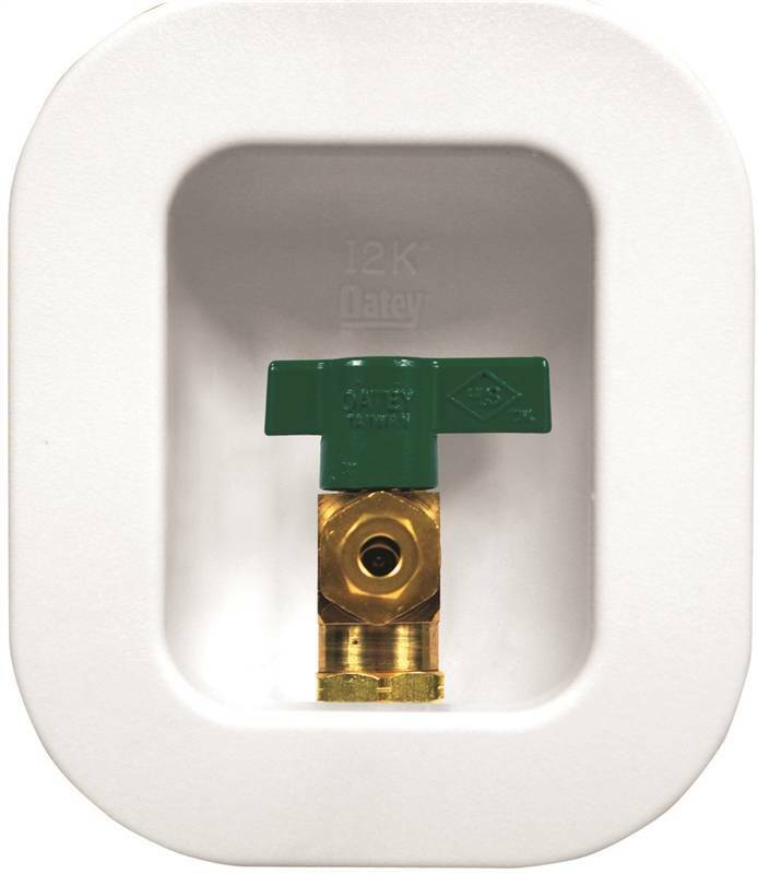 Oatey 39114 Ice Maker Outlet Box Quarter-Turn Valve 5