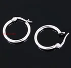 New Sleek Surgical Stainless Steel Grade Hypoallergenic 19mm Round Hoop Earrings