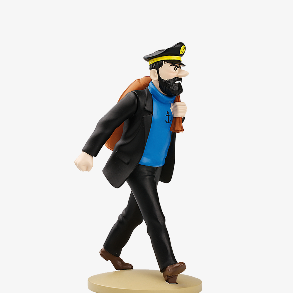 HERGE TINTIN Haddock Striding Resin Standing Figure Figurine 12cm