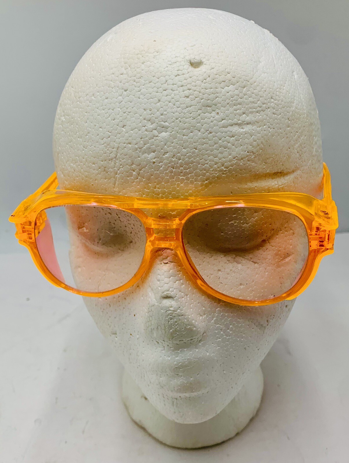 VINTAGE AEROSITE Z87 NEONORANGE, TRANSLUCENT SAFETY GLASSES CLEAR eBay