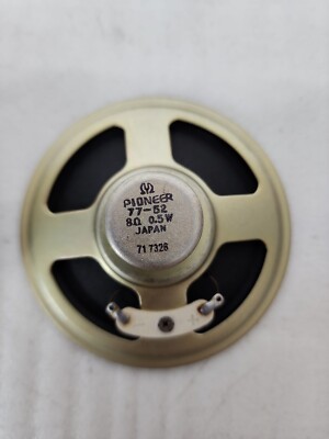 Pioneer 77-52 8 Ohm .5 Watt 24W RMS Power Speakers | Wired | Set