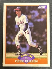 1989 Score Ozzie Guillen Baseball Card #433 White Sox Shortstop Poor O/C