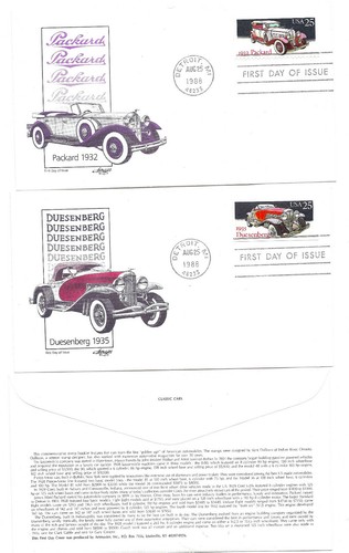 2381-85 Classic Cars set of 5 Artmaster FDCs - Picture 2 of 2