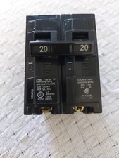Siemens Q220 20A Dual Pole Circuit Breaker
