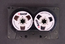 Audio Cassette BASF White Reel to Reel Tape