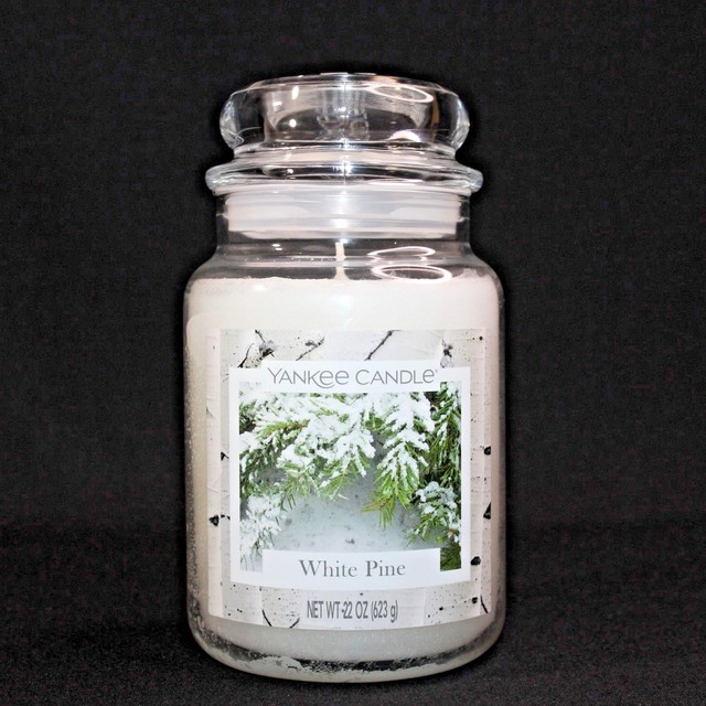 Yankee Candle White Pine Festive Scent 22oz Large Jar Christmas For Sale Online Ebay
