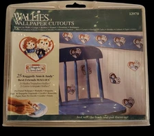 Wallies Wallpaper Cutouts Raggedy Ann & Andy Best Friends 25 Pieces #12970