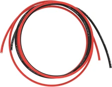 BNTECHGO 18 Gauge Silicone Wire 5 Ft Red and 5 Ft Black Flexible 18 AWG Stranded