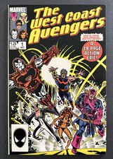West Coast Avengers #1 1985 (NM-) 1st. App. Iron Man’s Silver Centurion Armor!￼