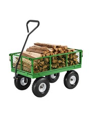VEVOR Chariot de Jardin Transport Utilitaire Robuste Acier 308,44 kg Pneu 254 mm